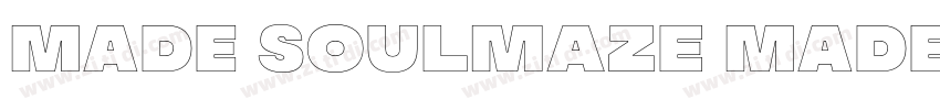 MADE Soulmaze MADE S字体转换